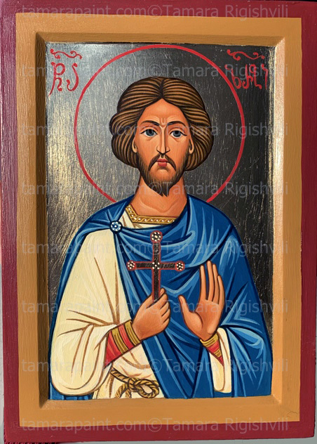 Saint Martyr Zurab the Georgian,  Icon by Tamara Rigishvili