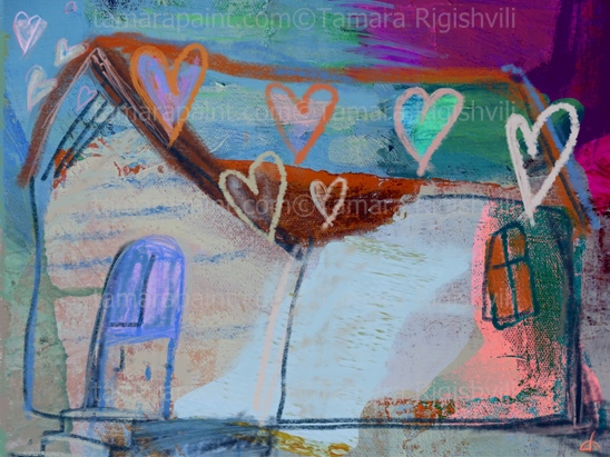 My old house, make every minute you spend at home more productive, creative, and gratifying, love the home you have! Contemporary Art by Tamara Rigishvili