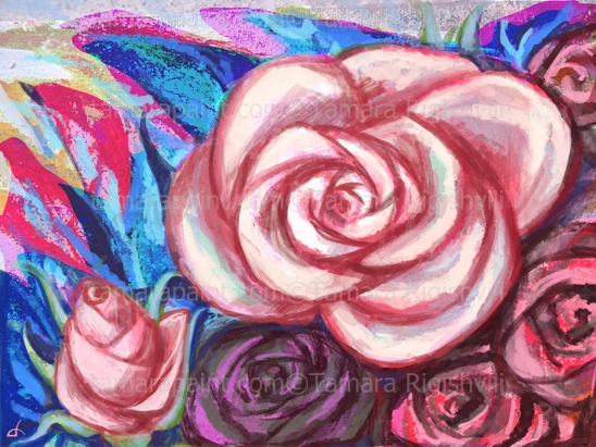  This piece is a digital copy of the artist's original work, by Tamara Rigishvili