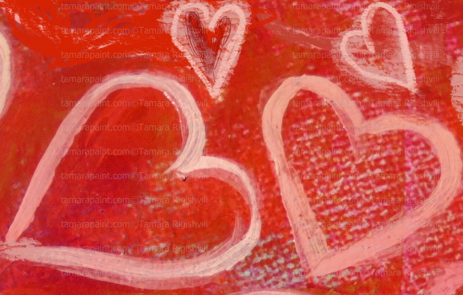 The Heart Of Passion, the heart expresses life, the heart expresses love, Bravery, bold, dreaming, love,through the heart we express emotions, Artwork  by artist Tamara Rigishvili 