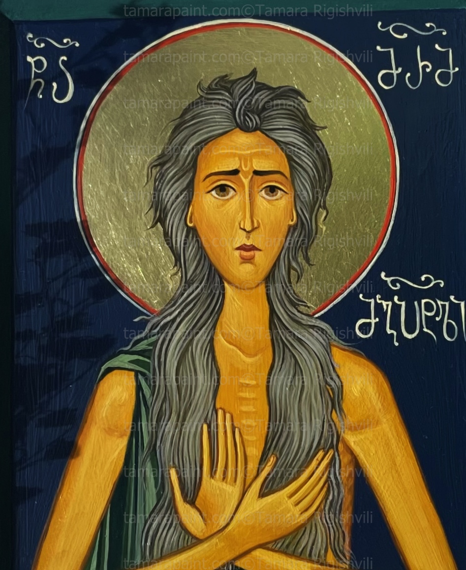 Andrew the Apostle, original icon painting by artist Tamara (  abstract, modern, contemporary fine art)