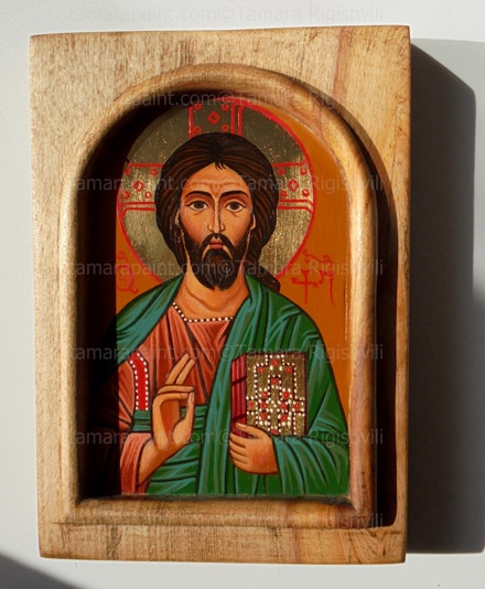 Click To Enlarge, Orthodox icon by Iconographer Tamara 